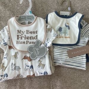 2 Three Piece Sets 3-6 months baby boy